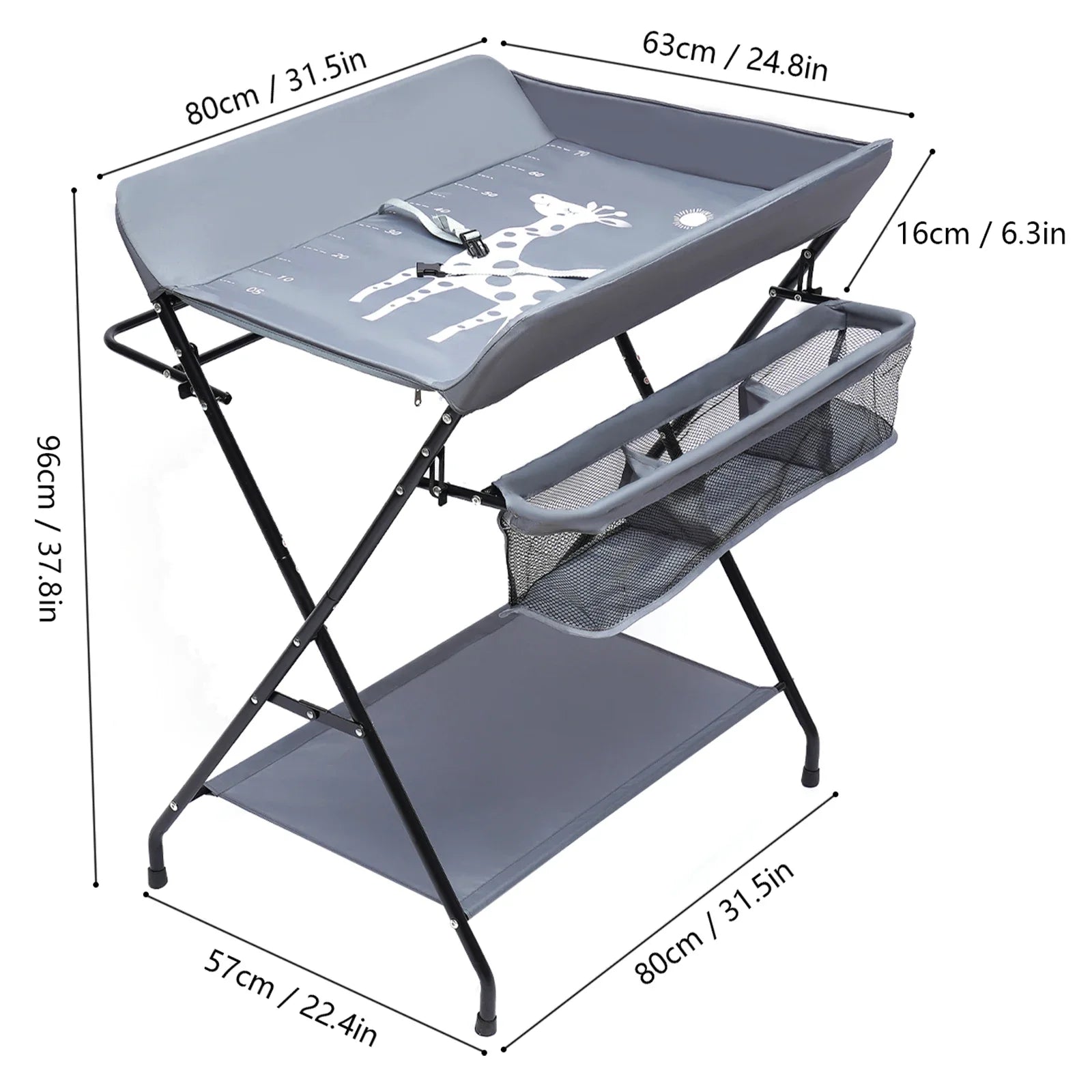 Table à langer pliable pour bébé